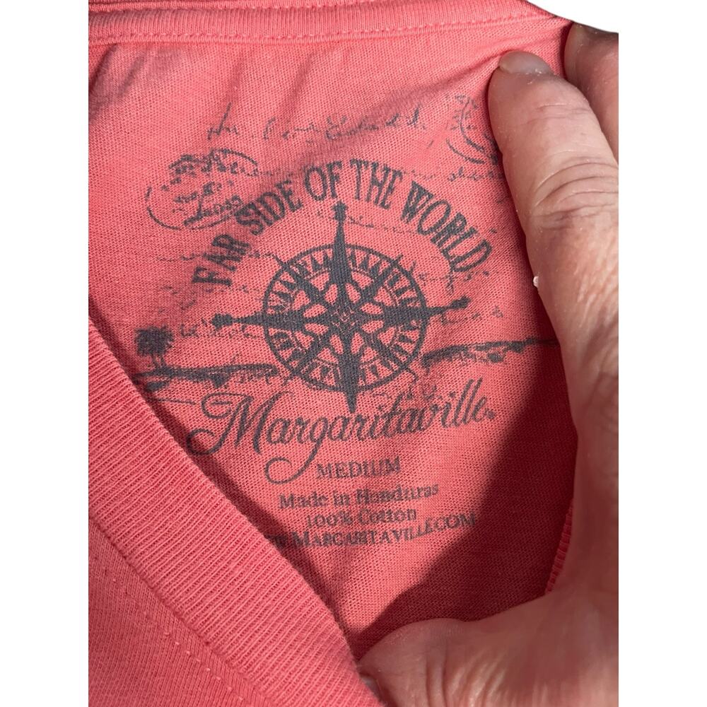 Margaritaville Jimmy Buffett Far Side of World Tour Shirt M Spice Parrot Head - Picture 7 of 11